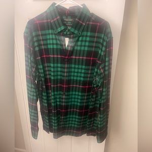 Banana Republic Flannel Green XL